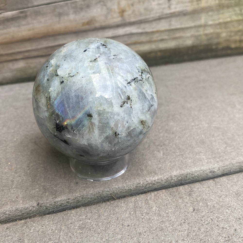 Labradorite Sunset Sphere - Picture 8 of 12